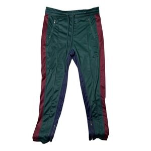 Mens Ninth Hall Nordberg Track Pant Street Wear Retro Look Forest Green Size XL